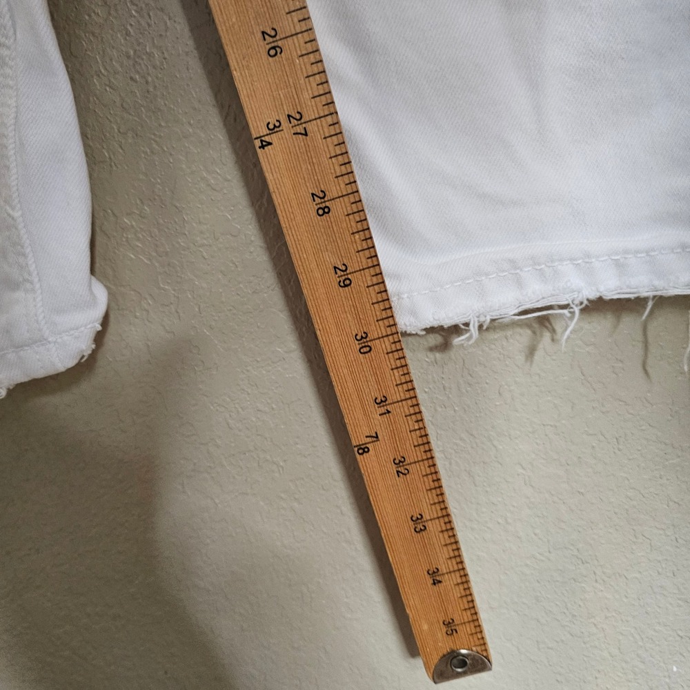 14 Long AE Strigid Embroidered Low-Rise Ex-Boyfriend Baggy Jean Eyelet White - Picture 11 of 14